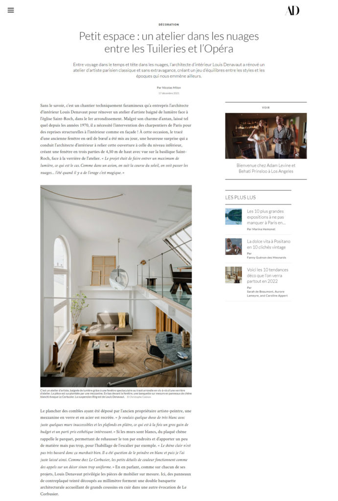 AD Magazine France, December 2021