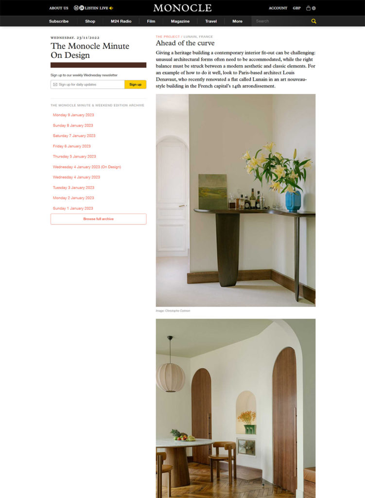 Monocle, November 2022